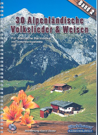 Vorderes Coverbild 30 alpenländische Volkslieder und Weisen Band 2 (+CD)