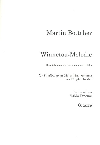 Vorderes Coverbild Winnetou-Melodie 