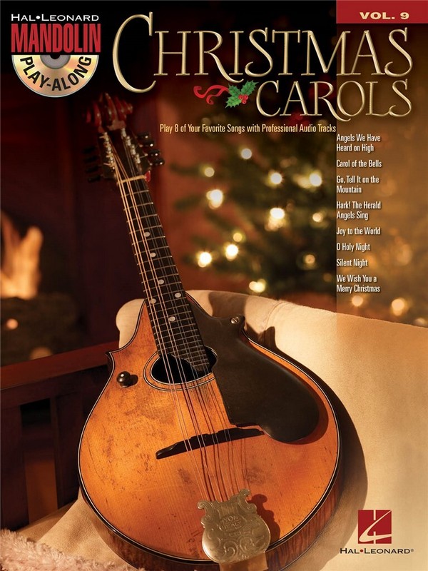 Vorderes Coverbild Christmas Carols mandolin playalong vol.9