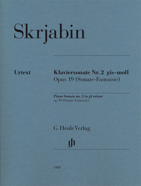 Vorderes Coverbild Sonate gis-Moll Nr.2 op.19