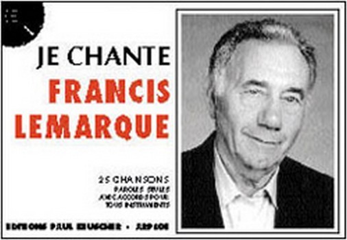 Vorderes Coverbild Je chante Francis Lemarque