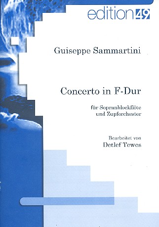 Vorderes Coverbild Konzert F-Dur 