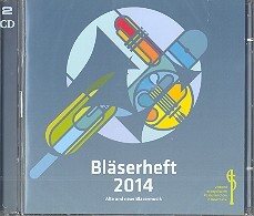 Vorderes Coverbild Bläserheft 2014 - Alte und neue Bläsermusik