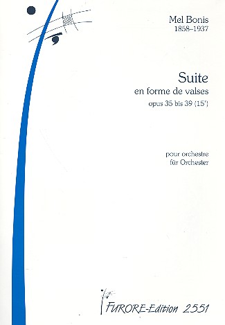 Vorderes Coverbild Suite en forme de valses op.35 bis 39