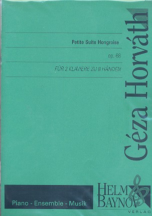 Vorderes Coverbild Petite Suite hongroise op.68 für 2 Klaviere