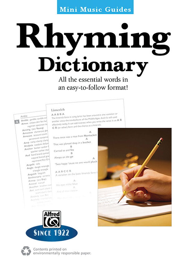 Vorderes Coverbild Rhyming Dictionnary
