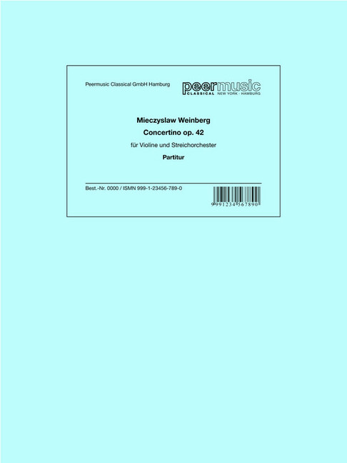 Vorderes Coverbild Concertino op.42