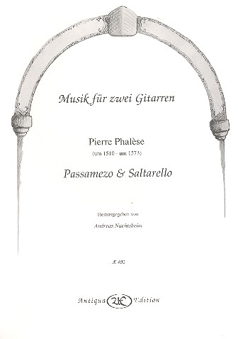 Vorderes Coverbild Passamezzo und Saltarrello