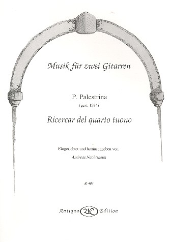 Vorderes Coverbild Ricercar del quatro tuono