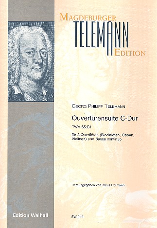 Vorderes Coverbild Ouvertürensuite C-Dur TWV55:C1