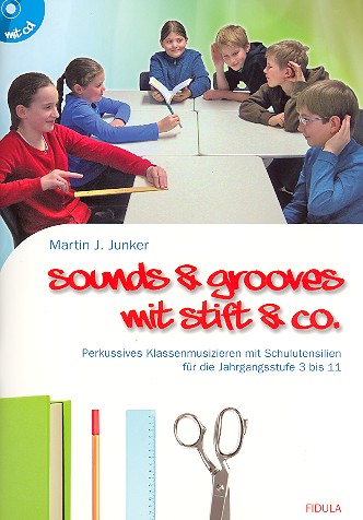 Vorderes Coverbild Sounds & Grooves mit Stift & Co (+CD) Perkussives Klassenmusizieren