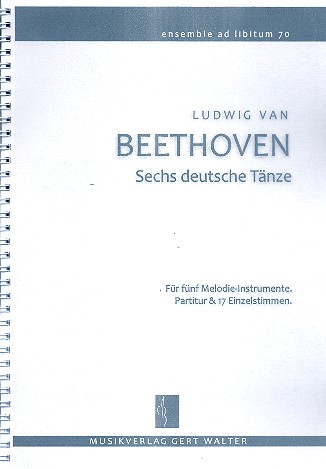Vorderes Coverbild 6 deutsche Tänze