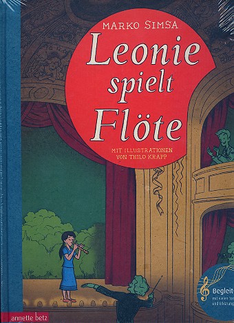 Vorderes Coverbild Leonie spielt Flöte (+CD)