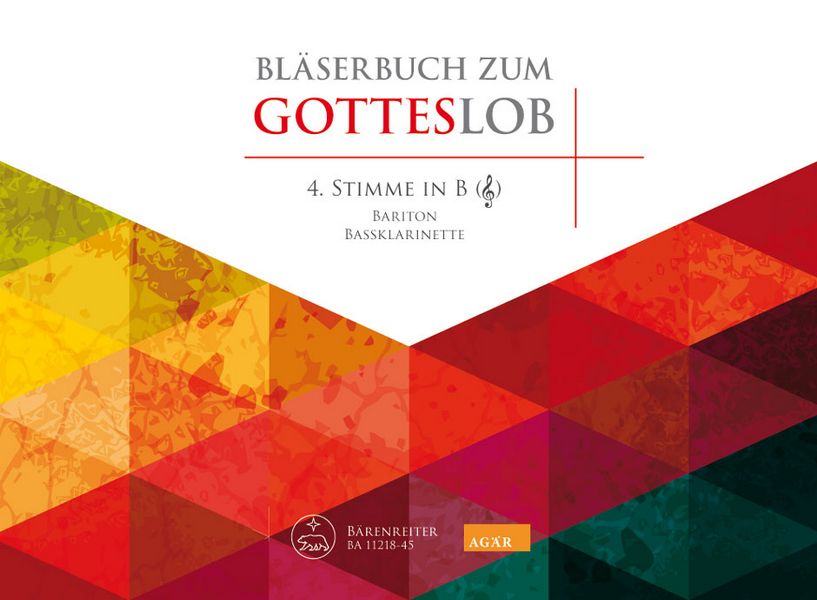 Vorderes Coverbild Bläserbuch zum Gotteslob