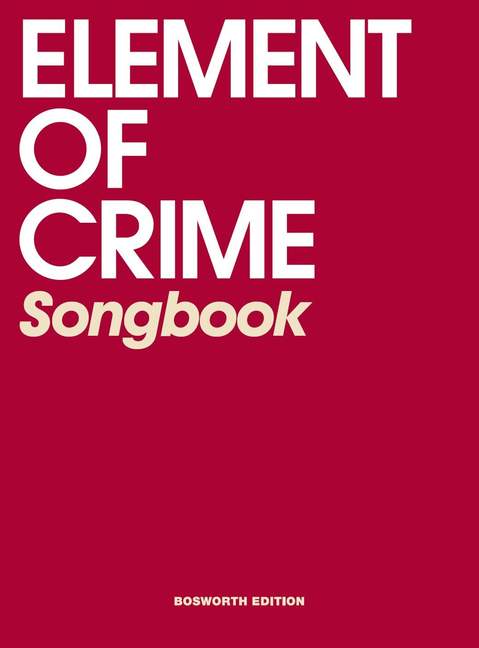 Vorderes Coverbild Element of Crime: Songbook
