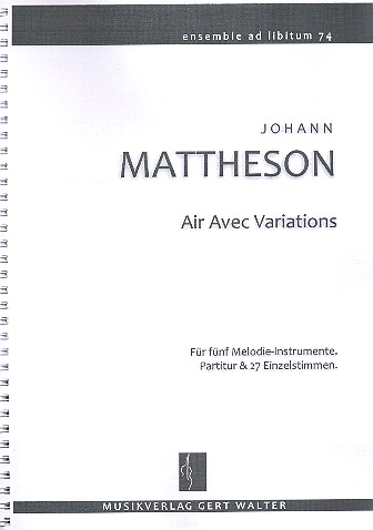 Vorderes Coverbild Air avec variations
