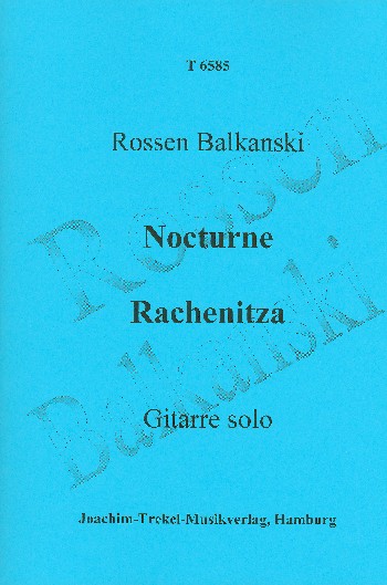 Vorderes Coverbild Nocturne  and  Rachenitza
