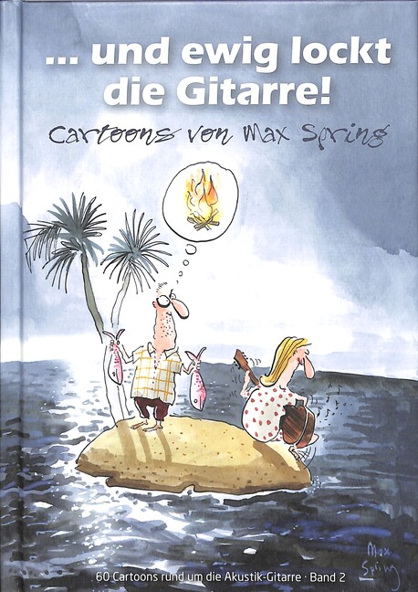 Vorderes Coverbild Und ewig lockt die Gitarre (Cartoons Band 2)