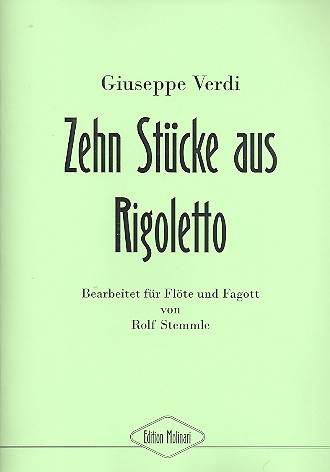 Vorderes Coverbild 10 Stücke aus Rigoletto