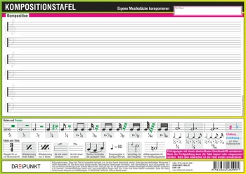 Vorderes Coverbild Kompositionstafel (Notentafel)