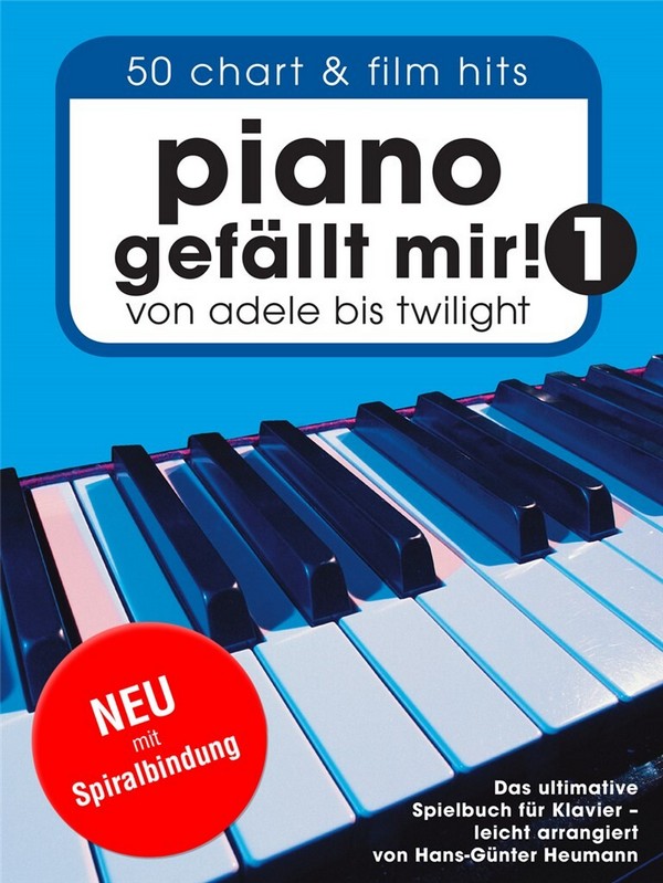 Vorderes Coverbild Piano gefällt mir Band 1 - von Adele bis Twilight