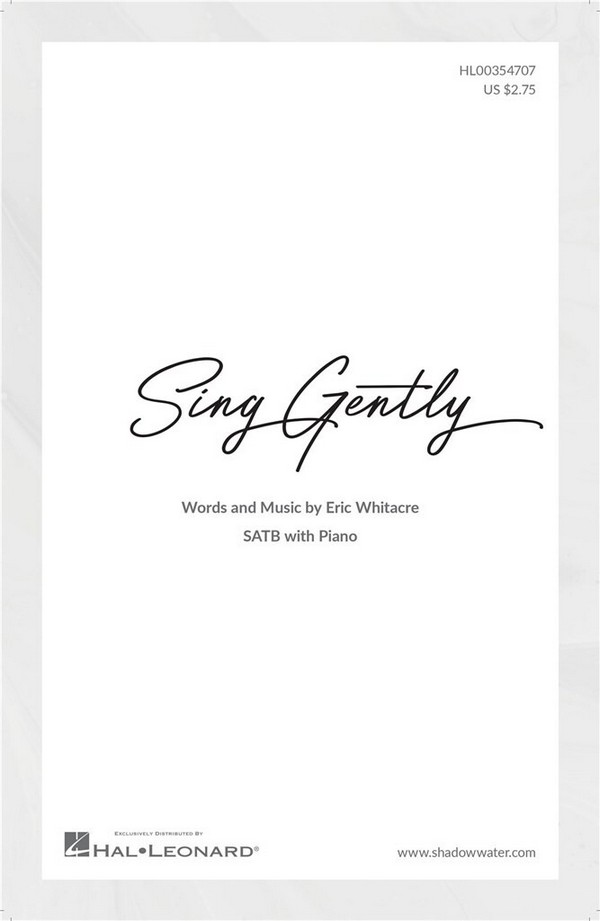Vorderes Coverbild Sing Gently