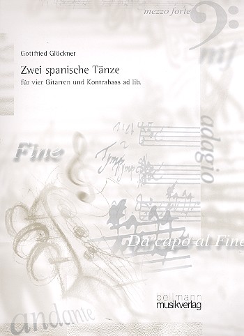 Vorderes Coverbild 2 spanische Tänze