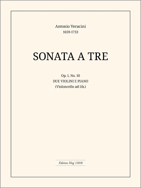 Vorderes Coverbild Sonate a tre op1,10