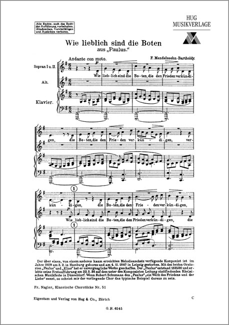 Vorderes Coverbild Mendelssohn, Felix