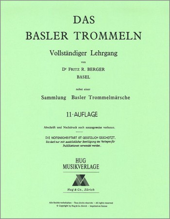Vorderes Coverbild Das Basler Trommeln - Lehrgang