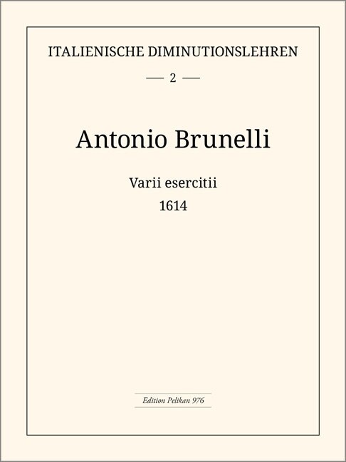 Vorderes Coverbild Varii esercitii (1614)