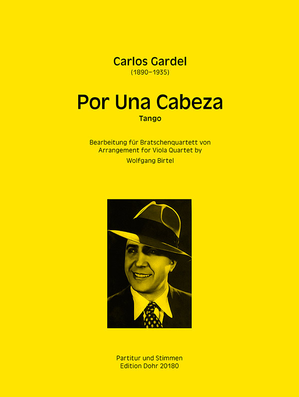 Vorderes Coverbild Por Una Cabeza - Tango
