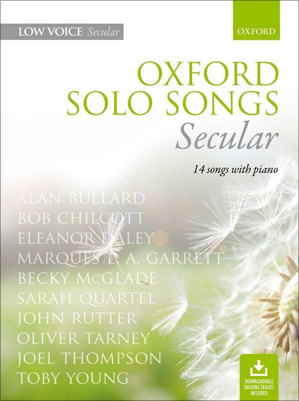 Vorderes Coverbild Oxford Solo Songs: Secular (+Online Audio)