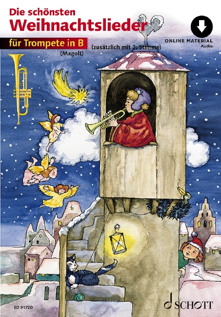 Vorderes Coverbild Die schönsten Weihnachtslieder (+Online Audio)
