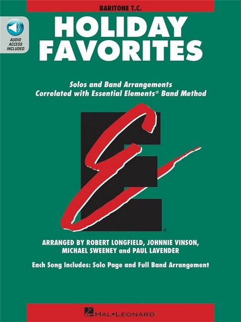 Vorderes Coverbild Essential Elements Holiday Favorites (+Online Audio)