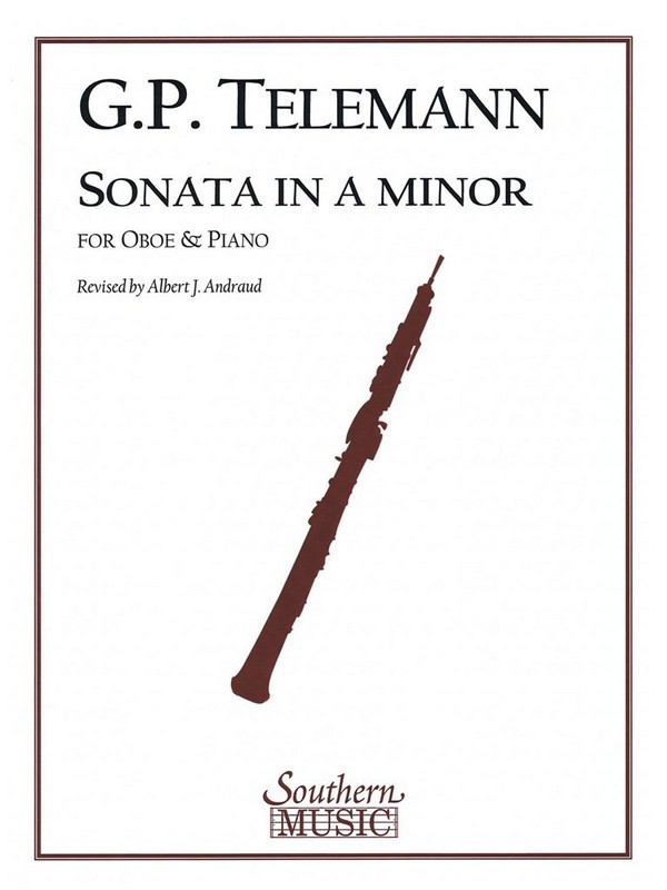 Vorderes Coverbild Georg Philipp Telemann Sonata In A Minor