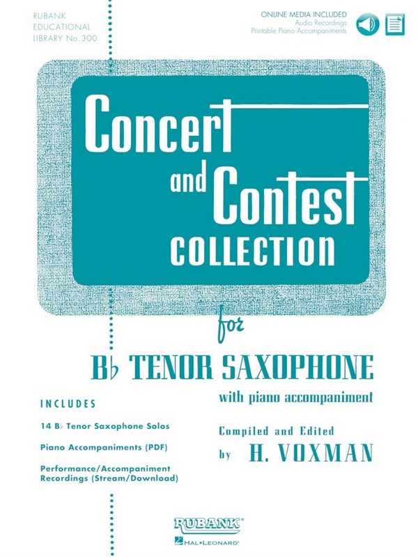 Vorderes Coverbild Concert and Contest Collection for Tenor Sax