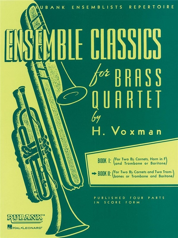 Vorderes Coverbild Ensemble Classics for Brass Quartet Vol. 2