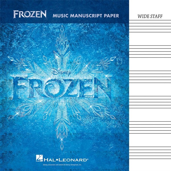 Vorderes Coverbild Frozen: Music Manuscript Paper (Wide-Staff)