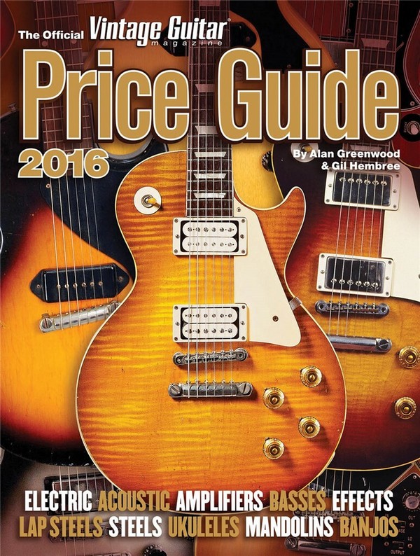 Vorderes Coverbild Alan Greenwood_Gil Hembree, Official Vintage Guitar Magazine Price Gui