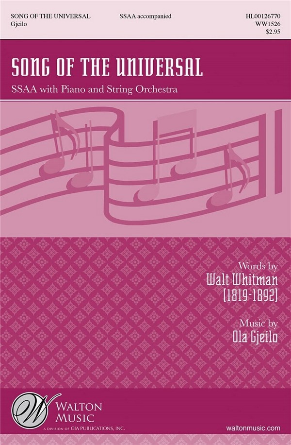 Vorderes Coverbild Song of the Universal
