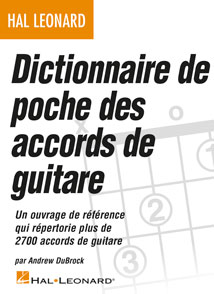 Vorderes Coverbild Dictionnaire de poche des accords de guitare