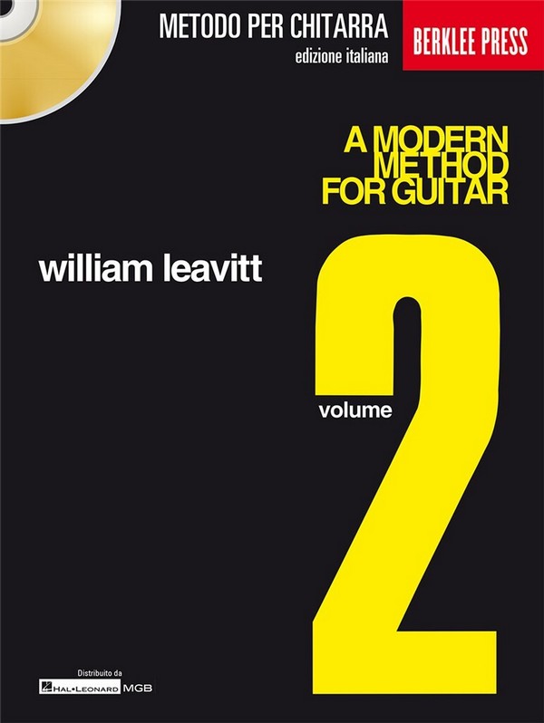 Vorderes Coverbild Metodo moderno per chitarra vol. 2 con CD