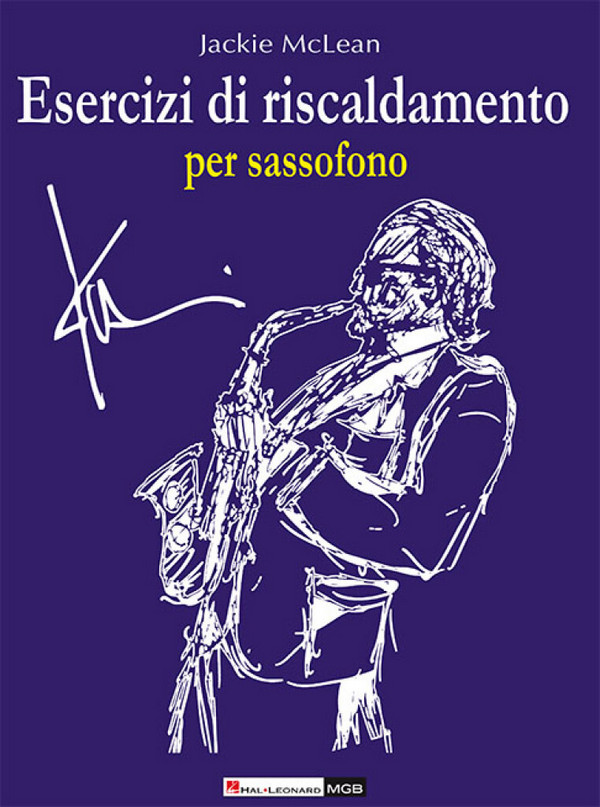 Vorderes Coverbild Jackie McLean, Esercizi di riscaldamento per sassofono