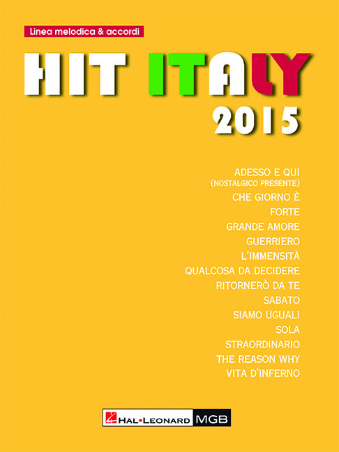 Vorderes Coverbild Hit Italy 2015
