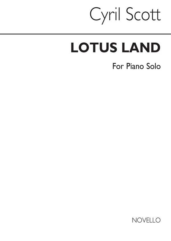 Vorderes Coverbild Lotus Land op.47 no.1